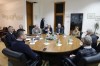 Zamjenik predsjedatelja Doma naroda PSBiH Kemal Ademović, predsjedatelj Kluba bošnjačkog naroda u Domu naroda PSBiH Šefik Džaferović, te izaslanici Safet Softić i Dženan Đonlagić razgovarali sa najvišim vodstvom Vijeća Kongresa bošnjačkih intelektualaca 